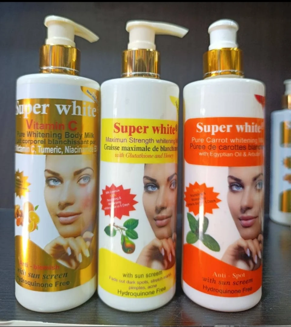 Private Label Super White Maximum Carrot Whitening Milk Lotion